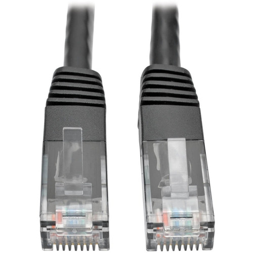 Tripp Lite by Eaton Cat6 Gigabit Molded Patch Cable (RJ45 M/M), Black, 7 ft N200-007-BK