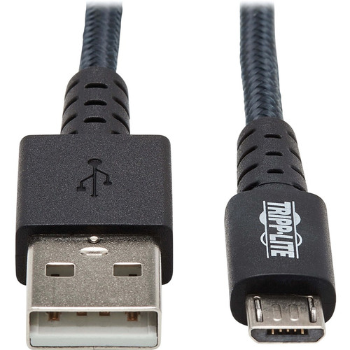 Tripp Lite by Eaton Micro-USB/USB Data Transfer Cable U050-010-GY-MAX