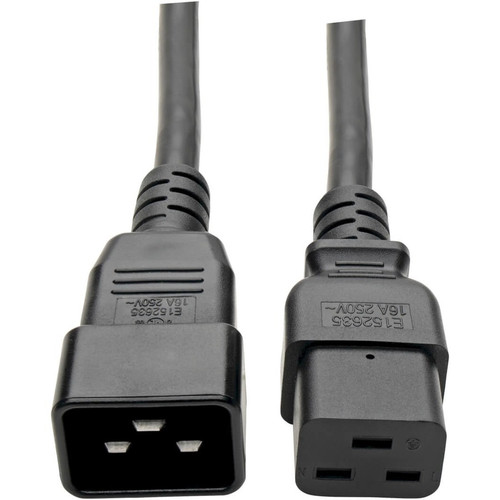Tripp Lite 3ft Power Cord Extension Cable C19 to C20 Heavy Duty 15A 14AWG 3' P036-003-15A