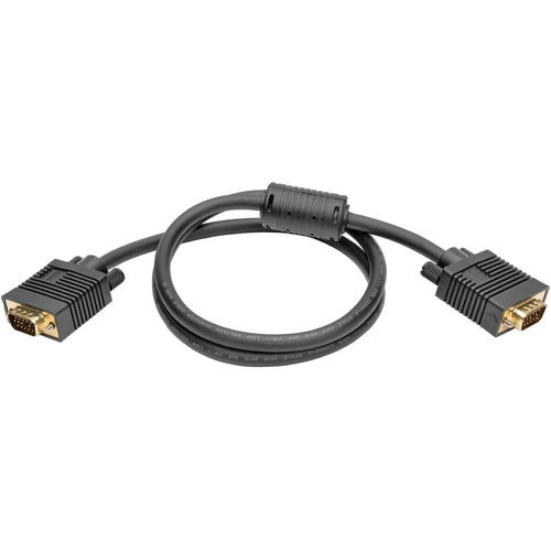 Tripp Lite 3ft VGA Coax Monitor Cable with RGB High Resolution HD15 M/M 3' P502-003
