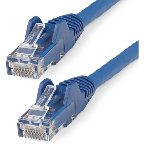StarTech.com 3ft (90cm) CAT6 Ethernet Cable, LSZH (Low Smoke Zero Halogen) 10 GbE Snagless 100W PoE UTP RJ45 Blue Network Patch Cord, ETL N6LPATCH3BL