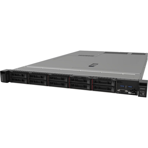 Lenovo ThinkSystem SR635 7Y99A02VNA 1U Rack Server - 1 x AMD EPYC 7402P 2.80 GHz - 32 GB RAM - Serial ATA Controller 7Y99A02VNA