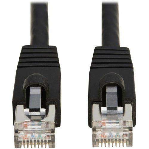 Tripp Lite by Eaton Cat8 40G Snagless SSTP Ethernet Cable (RJ45 M/M), PoE, Black, 12 ft. (3.7 m) N272-F12-BK