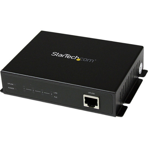 StarTech.com 5 Port Unmanaged Industrial Gigabit PoE Switch with 4 Power over Ethernet ports IES51000POE