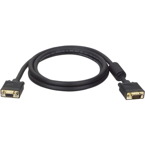 Tripp Lite 6ft VGA Coax Monitor Extension Cable with RGB High Resolution HD15 M/F 6ft P500-006