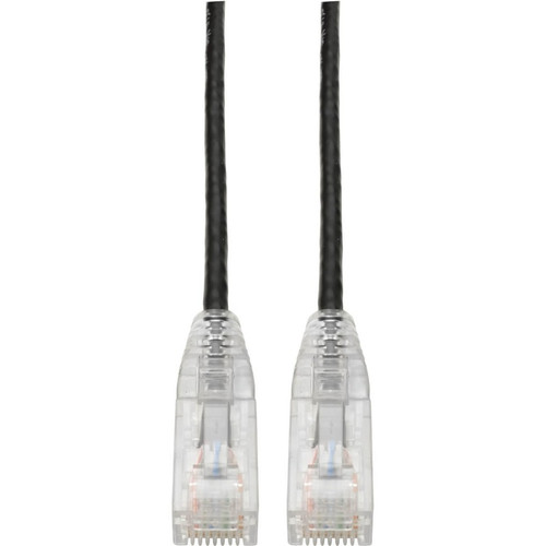 Tripp Lite by Eaton Cat6 UTP Patch Cable (RJ45) - M/M, Gigabit, Snagless, Molded, Slim, Black, 6 ft. N201-S06-BK