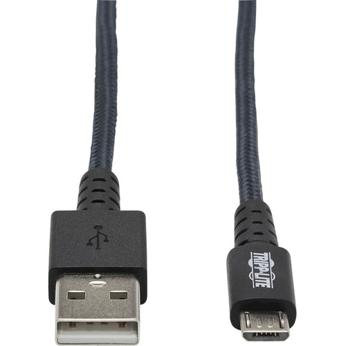 Tripp Lite by Eaton Micro-USB/USB Data Transfer Cable U050-003-GY-MAX