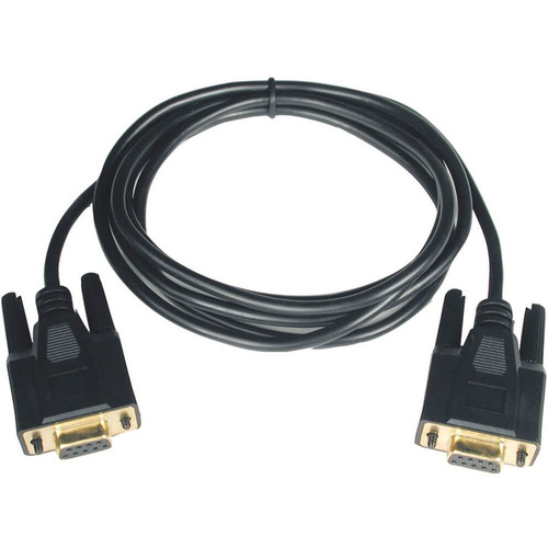Tripp Lite 6ft Null Modem Serial DB9 RS232 Cable Adapter Gold F/F 6' P450-006