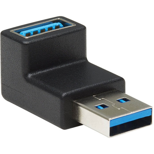 Tripp Lite by Eaton USB 3.0 SuperSpeed Adapter - USB-A to USB-A, M/F, Down Angle, Black U324-000-DN