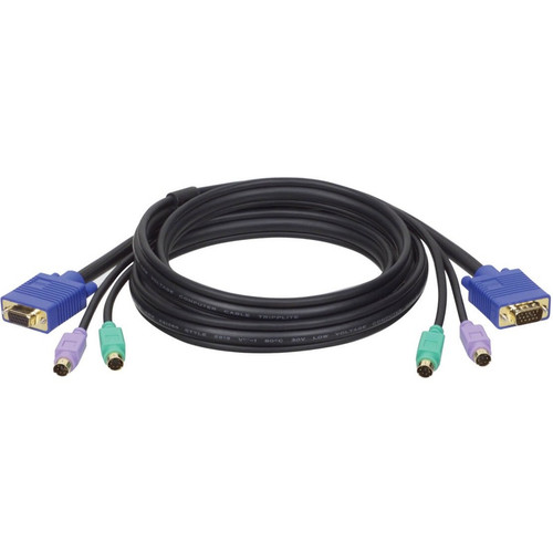 Tripp Lite Super-Flex 3-IN-1 KVM Switch Cable P753-015
