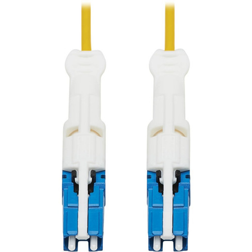 Tripp Lite by Eaton N381C-01M 400Gb Duplex Singlemode 9/125 OS2 Fiber Optic Cable, Yellow, 1 m N381C-01M