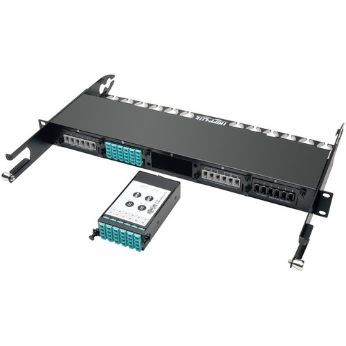 Tripp Lite 12-Fiber Patch Panel 2 MTP/MPO to 12 LC 10Gb Breakout Cassette N482-2M12-LC12