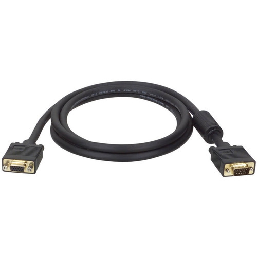 Tripp Lite 10ft VGA Coax Monitor Extension Cable with RGB High Resolution HD15 M/F 10' P500-010