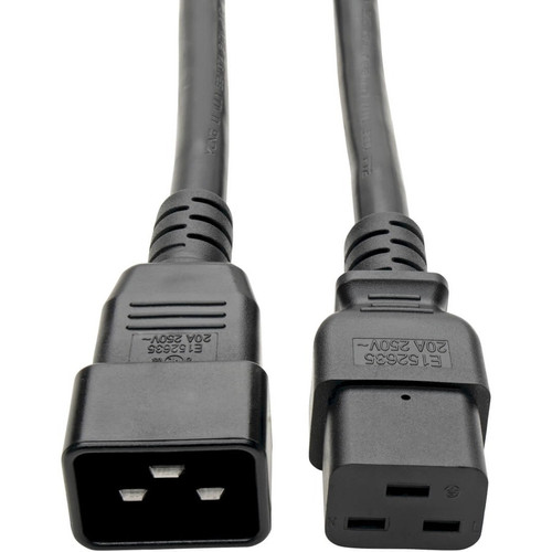 Tripp Lite 6ft Power Cord Extension Y Splitter Cable C19 to C20 20A 12AWG 6' P036-006-2C19