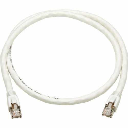 Tripp Lite by Eaton Cat8 40G Snagless SSTP Ethernet Cable (RJ45 M/M), PoE, White, 1 ft. (0.3 m) N272-F01-WH