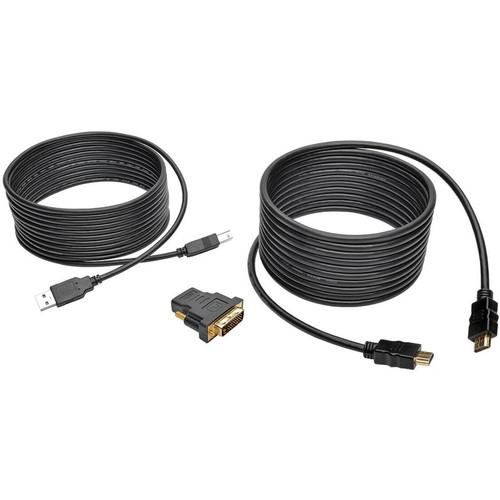 Tripp Lite by Eaton HDMI/DVI/USB KVM Cable Kit, 15 ft. P782-015-DH
