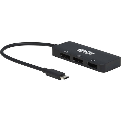 Tripp Lite by Eaton U444-3DP-MST USB-C Adapter, Triple Display, Black U444-3DP-MST