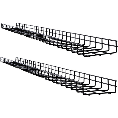 Tripp Lite by Eaton Wire Mesh Cable Tray - 150 x 50 x 1500 mm (6 in. x 2 in. x 5 ft.), 2-Pack SRWB6210X2STR