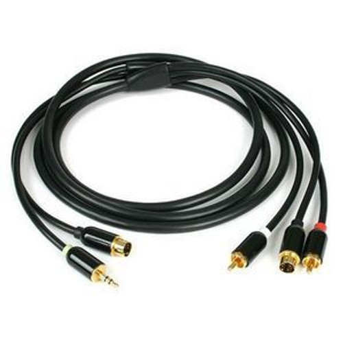 StarTech.com 10 ft S-Video with 3.5 mm to RCA Stereo Audio Video Cable PC2TVSVID10 PC2TVSVID10