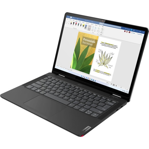 Lenovo 13w Yoga 82S1000QUS 13.3" Touchscreen Notebook - WUXGA - 1920 x 1200 - AMD Ryzen 7 5825U Octa-core (8 Core) 2 GHz - 16 GB Total RAM - 8 GB On-board Memory - 256 GB SSD - Thunder Black 82S1000QUS