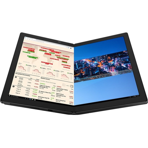 Lenovo ThinkPad X1 Fold Gen 1 20RK0038CA 13.3" Touchscreen Detachable 2 in 1 Notebook - Intel Core i5 i5-L16G7 Penta-core (5 Core) 1.40 GHz - 8 GB Total RAM - 256 GB SSD - Black 20RK0038CA