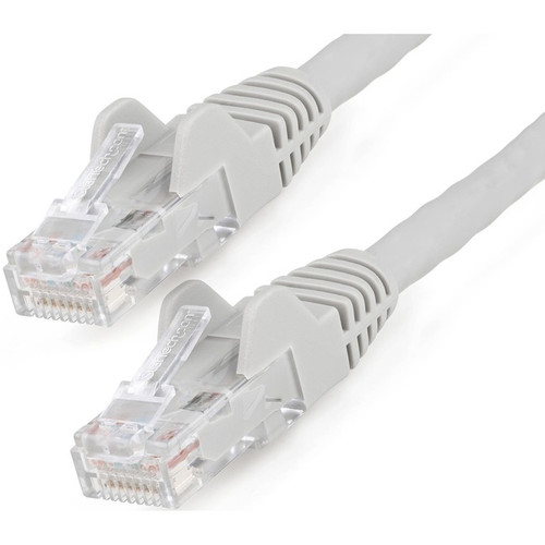 StarTech.com 6ft (1.8m) CAT6 Ethernet Cable, LSZH (Low Smoke Zero Halogen) 10 GbE Snagless 100W PoE UTP RJ45 Gray Network Patch Cord, ETL N6LPATCH6GR
