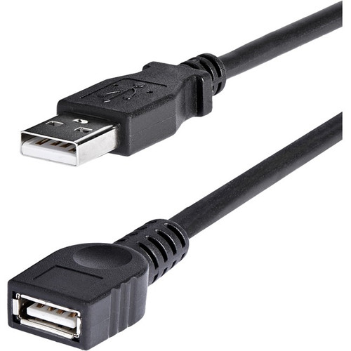 StarTech.com 6 ft Black USB 2.0 Extension Cable A to A - M/F USBEXTAA6BK