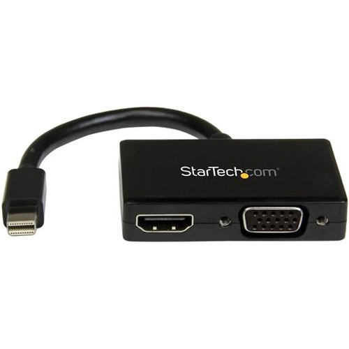 StarTech.com Travel A/V Adapter: 2-in-1 Mini DisplayPort to HDMI or VGA Converter MDP2HDVGA