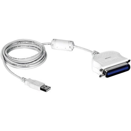 TRENDnet USB to Parallel 1284 Converter Cable, TU-P1284, USB 1.1/2.0/3.0, Windows 10/8.1/8/7, Mac OS X 10.6-10.9, 2 m (6.6 ft) Length, Connect Parallel Port Printers to a USB Port, Plug & Play TU-P1284