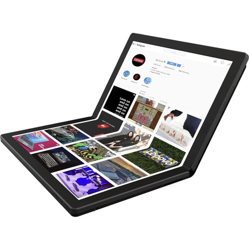 Lenovo ThinkPad X1 Fold 20RK000PUS Tablet - 13.3" QXGA - 8 GB RAM - 256 GB SSD - Windows 10 Home 64-bit - Black 20RK000PUS