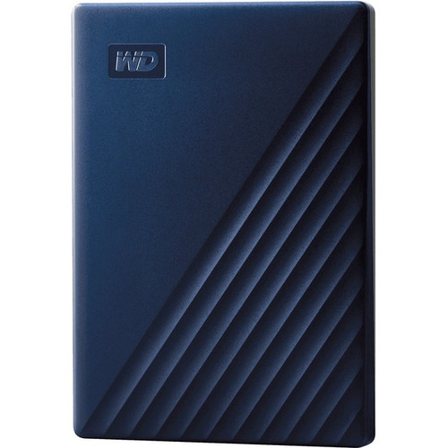 WD My Passport for Mac 4 TB Portable Hard Drive - External - Midnight Blue WDBA2F0040BBL-WESN