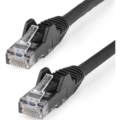 StarTech.com 35ft (10.7m) CAT6 Ethernet Cable, LSZH (Low Smoke Zero Halogen) 10GbE Snagless 100W PoE UTP RJ45 Black Network Patch Cord ETL N6LPATCH35BK