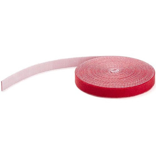 StarTech.com 100ft. Hook and Loop Roll - Red - Cable Management (HKLP100RD) HKLP100RD