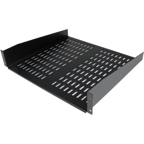 StarTech.com 2U Server Rack Shelf - Universal Vented Cantilever Tray for 19" Network Equipment Rack & Cabinet - Heavy Duty Steel - 50lb - 16" Deep (CABSHELFV) CABSHELFV