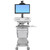 Ergotron StyleView Telemedicine Cart, Single Monitor, Powered SV44-53T1-1