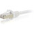 C2G 1ft Cat6 Snagless Shielded (STP) Network Patch Cable - White 00914