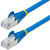 StarTech.com 4ft CAT6a Ethernet Cable, Blue Low Smoke Zero Halogen (LSZH) 10 GbE 100W PoE S/FTP Snagless RJ-45 Network Patch Cord NLBL-4F-CAT6A-PATCH
