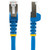 StarTech.com 15ft CAT6a Ethernet Cable, Blue Low Smoke Zero Halogen (LSZH) 10 GbE 100W PoE S/FTP Snagless RJ-45 Network Patch Cord NLBL-15F-CAT6A-PATCH