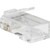 Tripp Lite Cat6 RJ45 Pass-Through UTP Modular Plug, 50 Pack N232-050-UTP