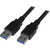 StarTech.com 3m 10 ft USB 3.0 Cable - A to A - M/M - Long USB 3.0 Cable - USB 3.1 Gen 1 (5 Gbps) USB3SAA3MBK