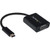 StarTech.com USB-C to VGA Adapter - Black - 1080p - Video Converter For Your MacBook Pro - USB C to VGA Display Dongle (CDP2VGA) CDP2VGA