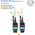 Tripp Lite by Eaton 1 Meter MTP / MPO Patch Cable, 12 Fiber, 40GbE Aqua OM3 Plenum N844-01M-12-P