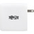 Tripp Lite by Eaton Compact 1-Port USB-C Wall Charger - GaN Technology, 100W PD3.0 Charging, White U280-W01-100C1G