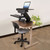 Tripp Lite by Eaton WorkWise Sit-Stand Desk-Clamp Workstation WWSSDC