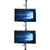 Tripp Lite by Eaton DMR1024X2 Wall Mount for Monitor, TV - Silver DMR1024X2
