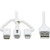 Tripp Lite by Eaton Safe-IT M101AB-004-LMCW Lightning/Micro-USB/USB/USB-C Data Transfer Cable M101AB-004-LMCW