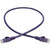 Tripp Lite by Eaton Cat6 Gigabit Snagless Molded UTP Patch Cable (RJ45 M/M), Purple, 2 ft N201-002-PU