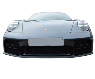 Porsche Carrera 992.2 Sports Design Pack with Front Driving Camera Front Grille Set - Black Finish
