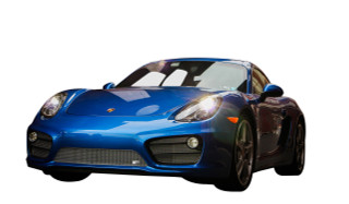 Porsche Cayman 981 (Manual/PDK with Sensors) - Complete Grille Set - Silver finish