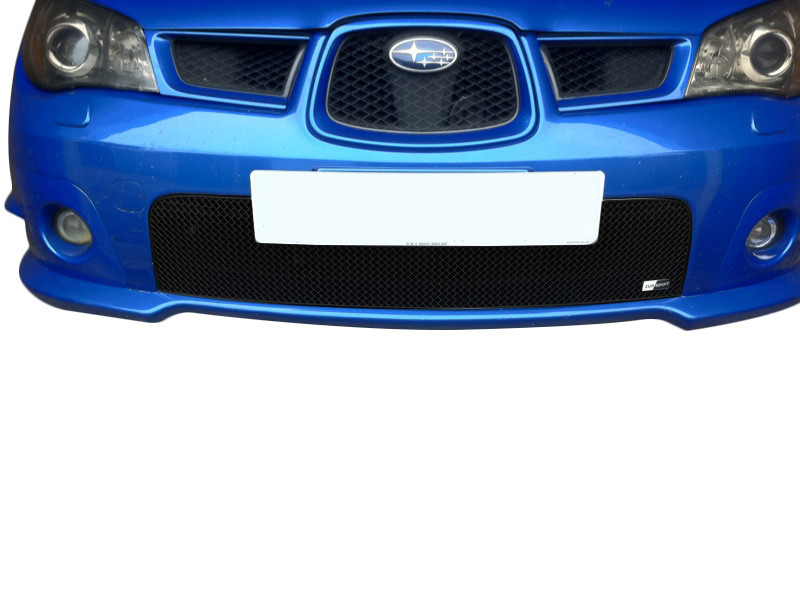Subaru Impreza Hawkeye - Front Grille Set with Full Lower Grille - Black finish